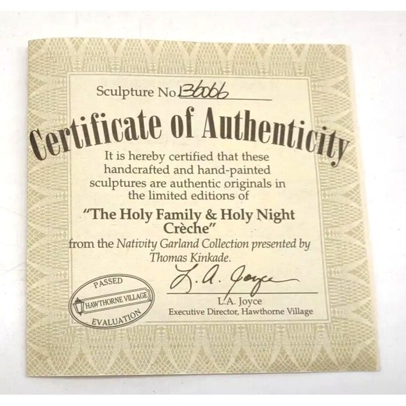 Thomas Kinkade Hawthorne Village Nativity 15 Piece Set 2007 Christmas Holiday - Picture 13 of 14